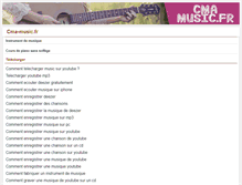 Tablet Screenshot of cma-music.fr